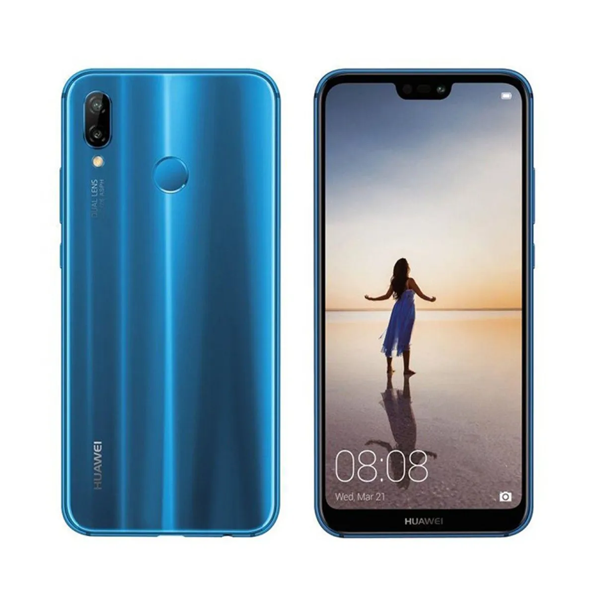 HUAWEI - Huawei P20 Lite 128GB Azul  Dual-SIM Reacondicionado