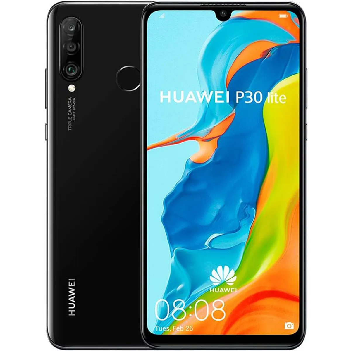 HUAWEI - Huawei P30 Lite 4GB +128GB 615in Negro Reacondicionado