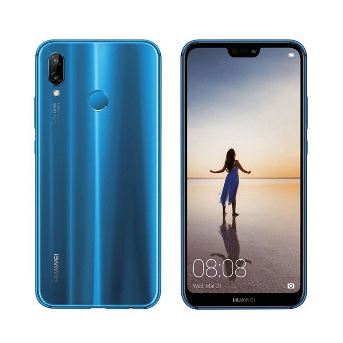 HUAWEI - Huawei P20 Lite 64GB Azul  Dual-SIM Reacondicionado