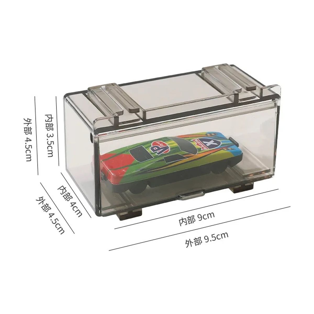 GENERICO - Caja Acrilicas Para Autos En Miniatura escala 1 - 64