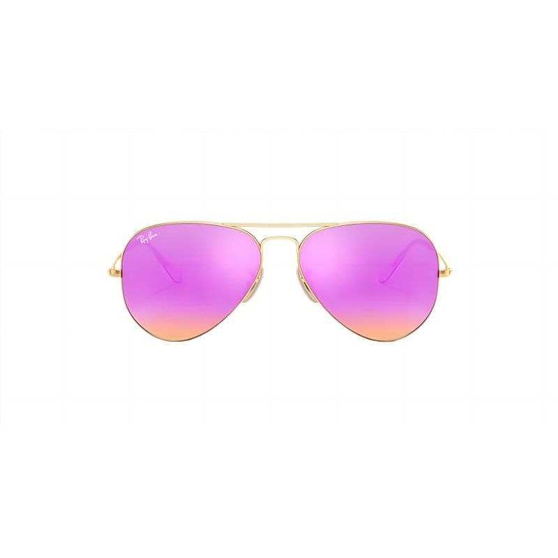 RAY BAN - Lentes de Sol RB3025 Aviator Edición limitada Dorado Violeta