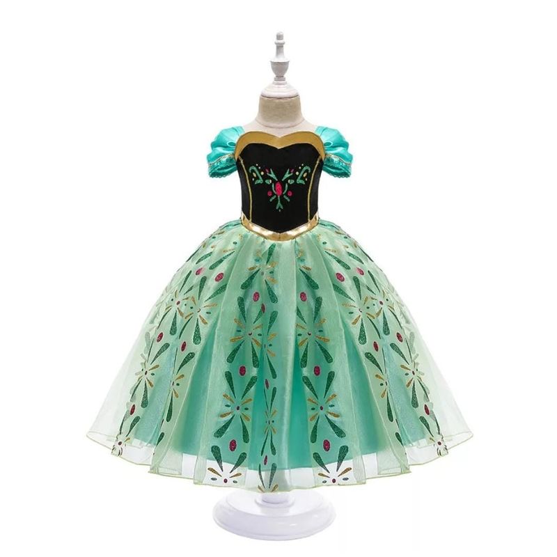 GENERICO - DISFRAZ NIÑA VESTIDO PRINCESA CUMPLEAÑOS T 8