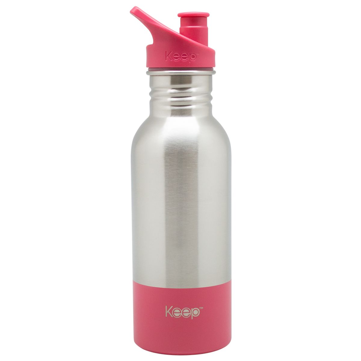 KEEP - Botella Metalica 600ml keep -ROSADO
