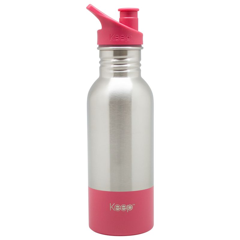 KEEP - Botella Metalica 600ml keep -ROSADO