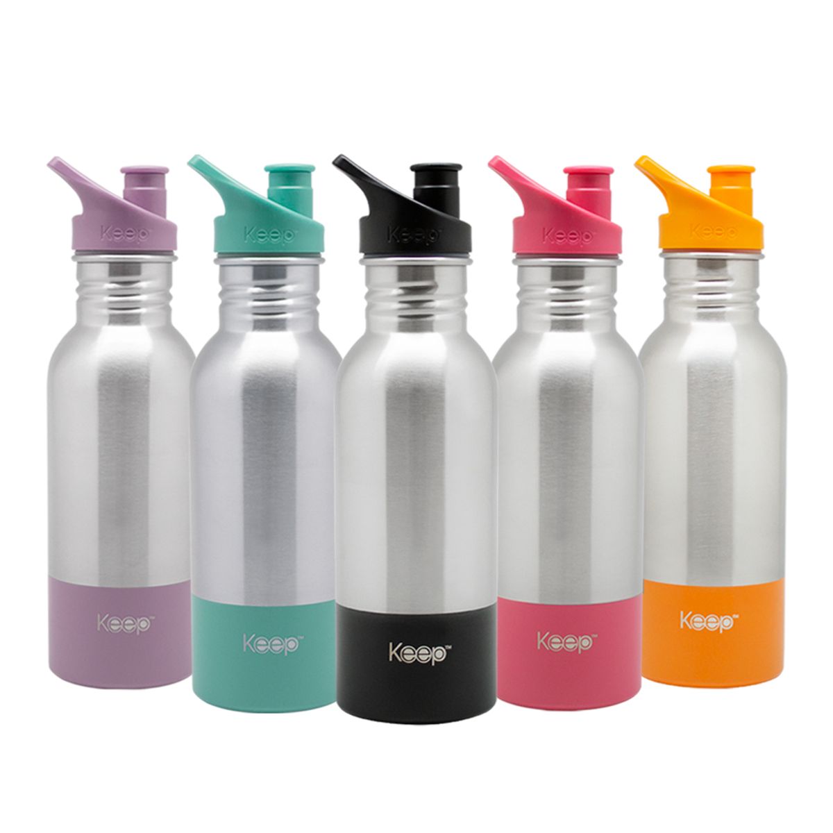 KEEP - Botella Metalica 600ml keep -ROSADO