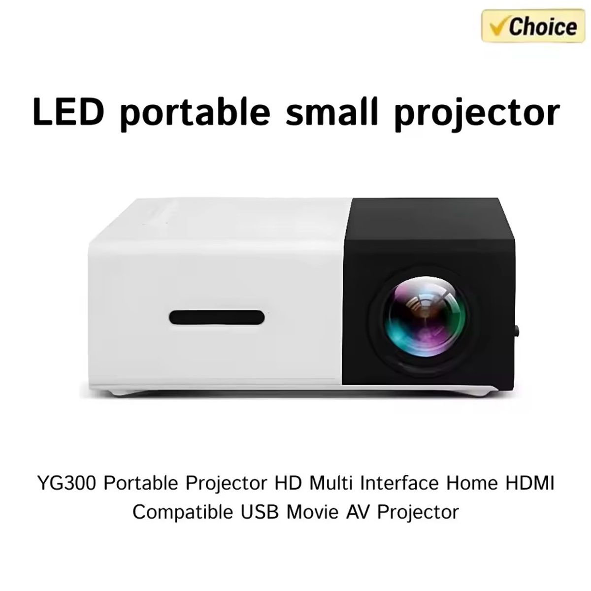 CORRERREY - Proyector Portátil Con Control Remoto Hd