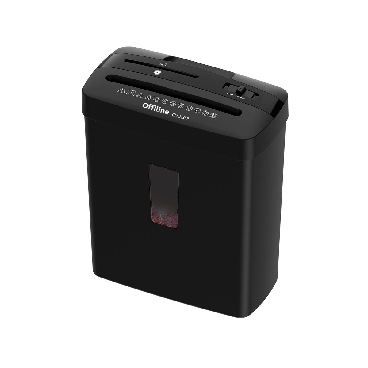 OFFILINE - Destructora / Trituradora de Documentos CD220P 6 Hojas 12 lt