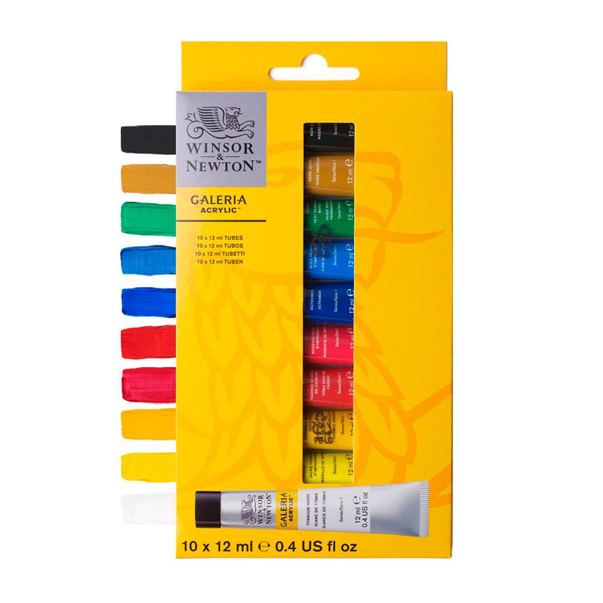 WINSOR AND NEWTON - Set Inicial Acrílico Galería Winsor & Newton 10x12ml