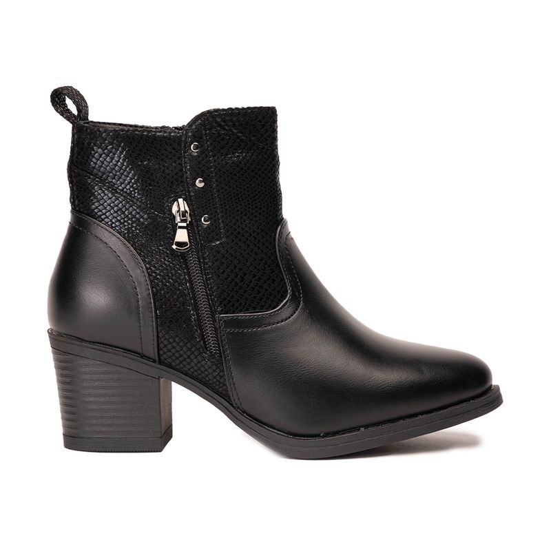 CHINITOWN - Botín Casual Mujer Negro Khosi Chinitown