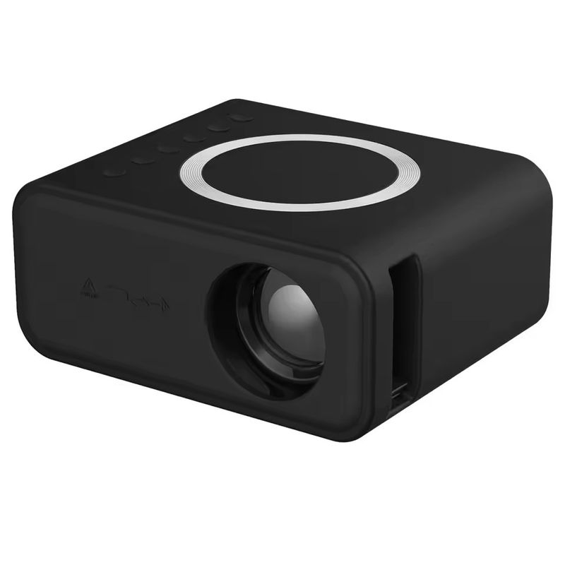 CORRERREY - proyector LED YT300 Cine en Casa portátil pantalla de sincronización