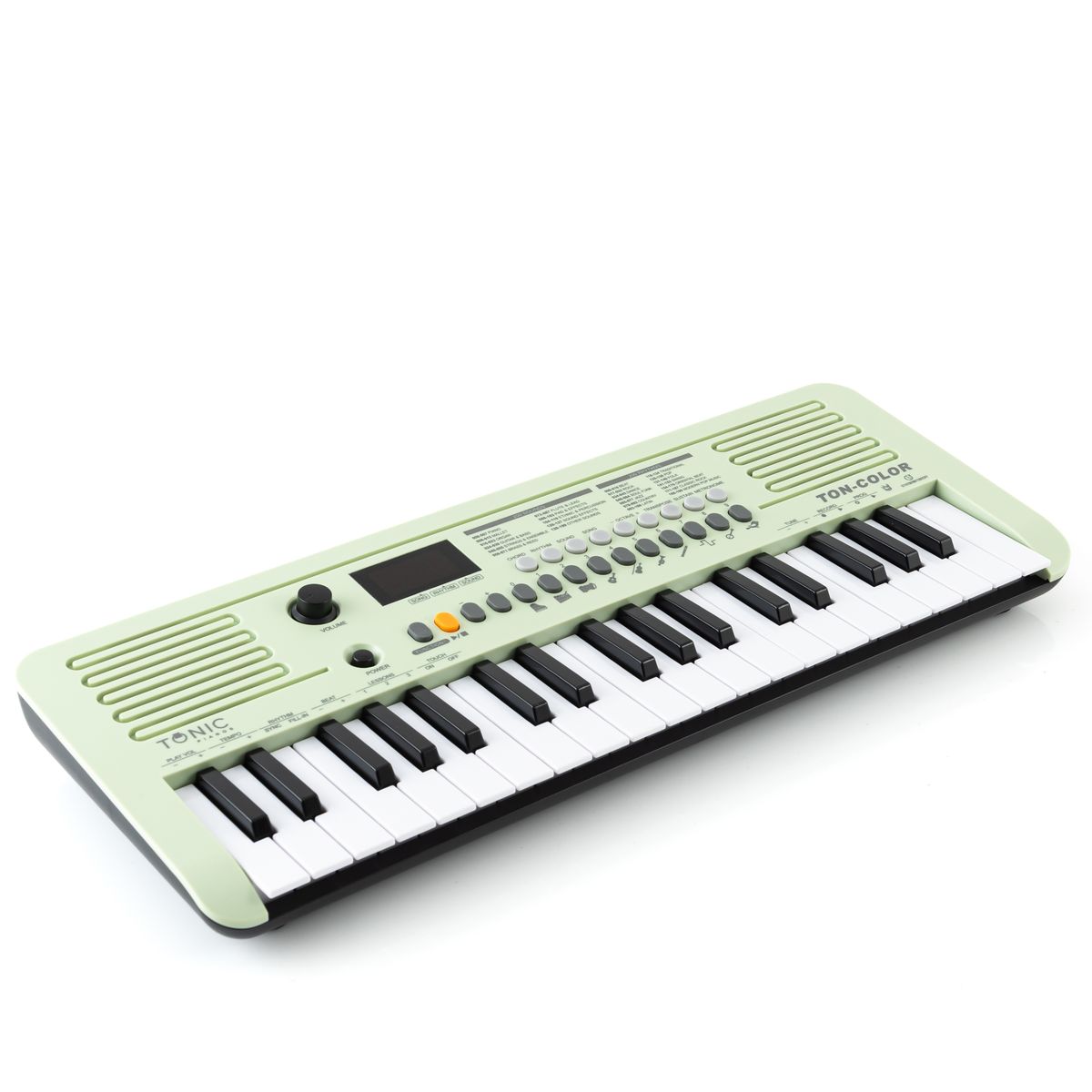 TONIC PIANOS - Teclado Musical Piano 37 Notas Ton-Color Green Tonic