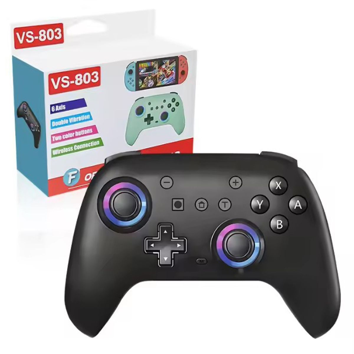 CORRERREY - Controlador de juego inalámbrico Joystick para switchPCAndroidios.
