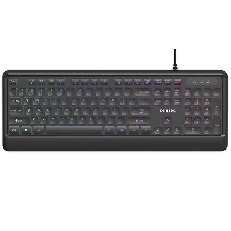 PHILIPS - Teclado Alámbrico Philips SPK8294 - Negro.