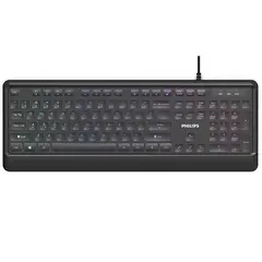 PHILIPS - Teclado Alámbrico SPK8294 - Negro.