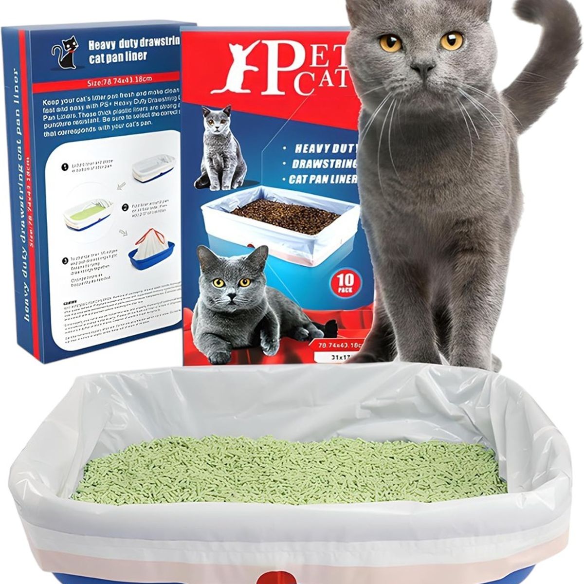 GENERICO - Bolsa De Arena Para Gatos Desechos Bolsa Desechable Mascotas