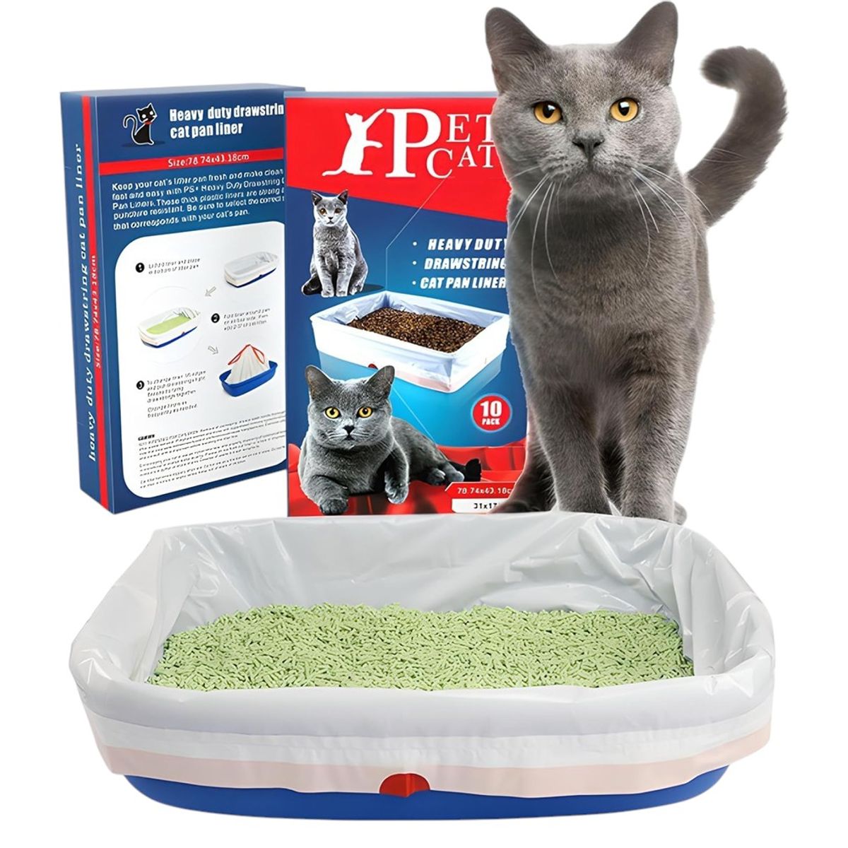 GENERICO - Bolsa De Arena Para Gatos Desechos Bolsa Desechable Mascotas