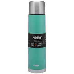 KEEP - Termo Bala 1.0L Rubber -CELESTE