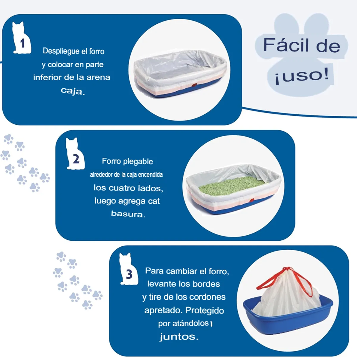 GENERICO - Bolsa Para Arenero Gatos Mascotas Bolsas Arena Desechable