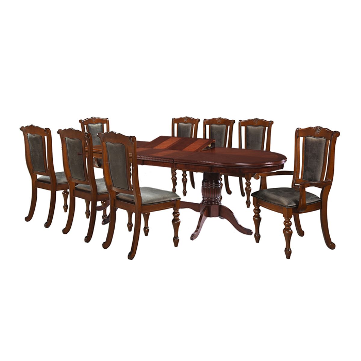 MSA MUEBLES SANTA ANA - Juego de Comedor 6 Sillas + 2 Sitiales Valladolid