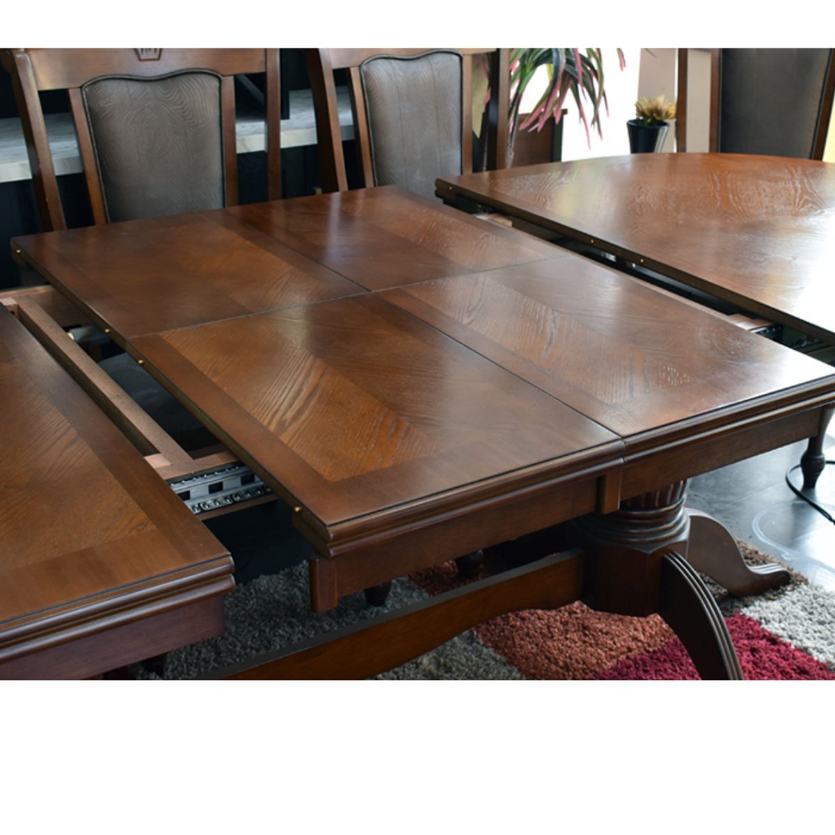 MSA MUEBLES SANTA ANA - Juego de Comedor 6 Sillas + 2 Sitiales Valladolid