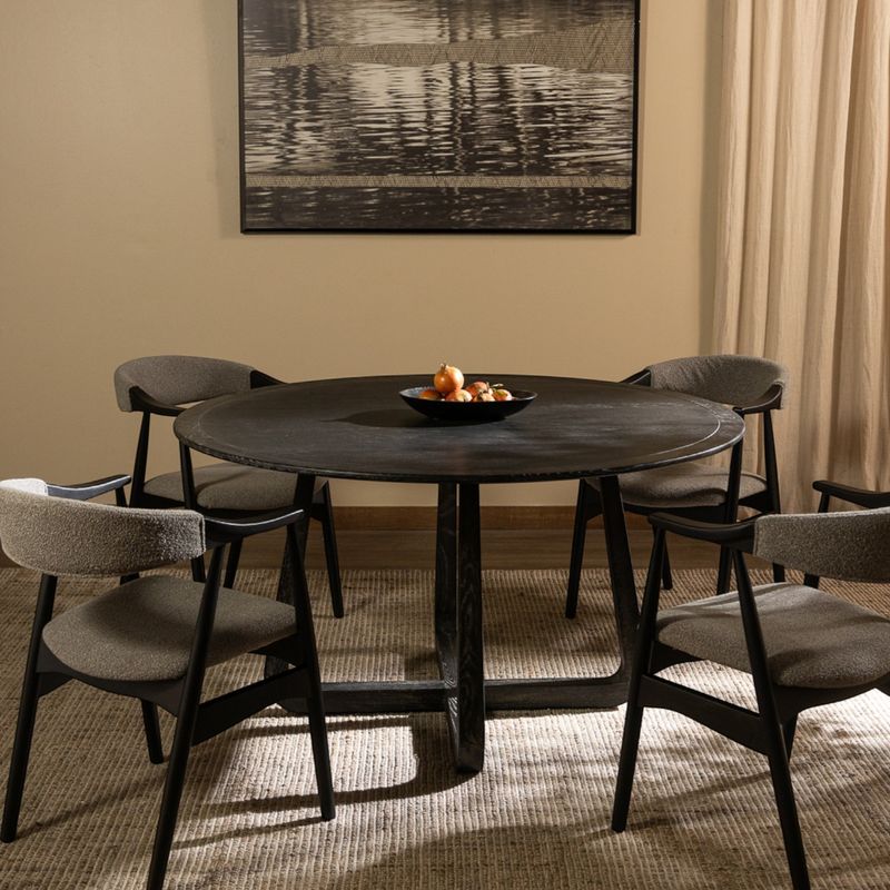 FORASTERO - Mesa De Comedor Malmo Xl Negra Ii  Forastero
