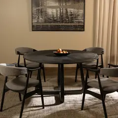 FORASTERO - Mesa De Comedor Malmo Xl Negra Ii