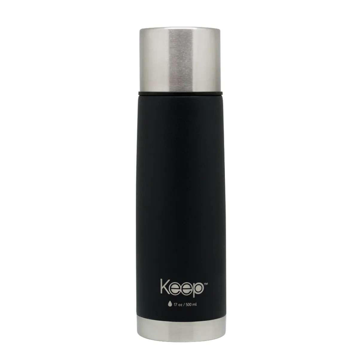 KEEP - Termo Bala 0.5L Rubber keep NEGRO