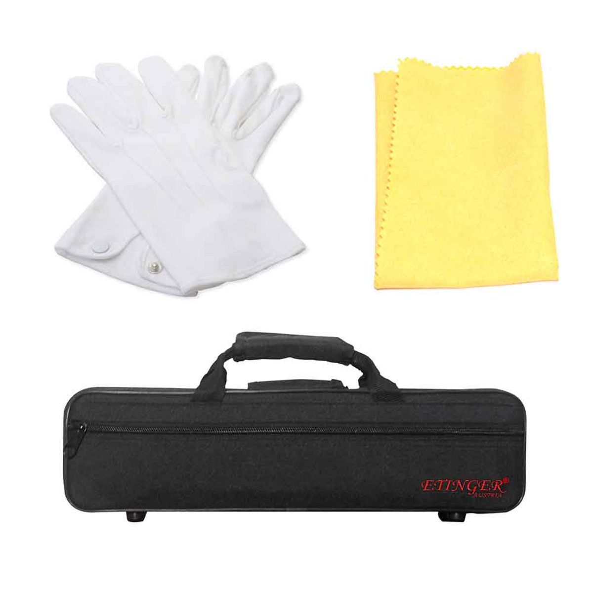 ETINGER - FLAUTA TRAVERSA CURVO SILVER PLATA AFINACIÓN CE FLT-61E ETINGER