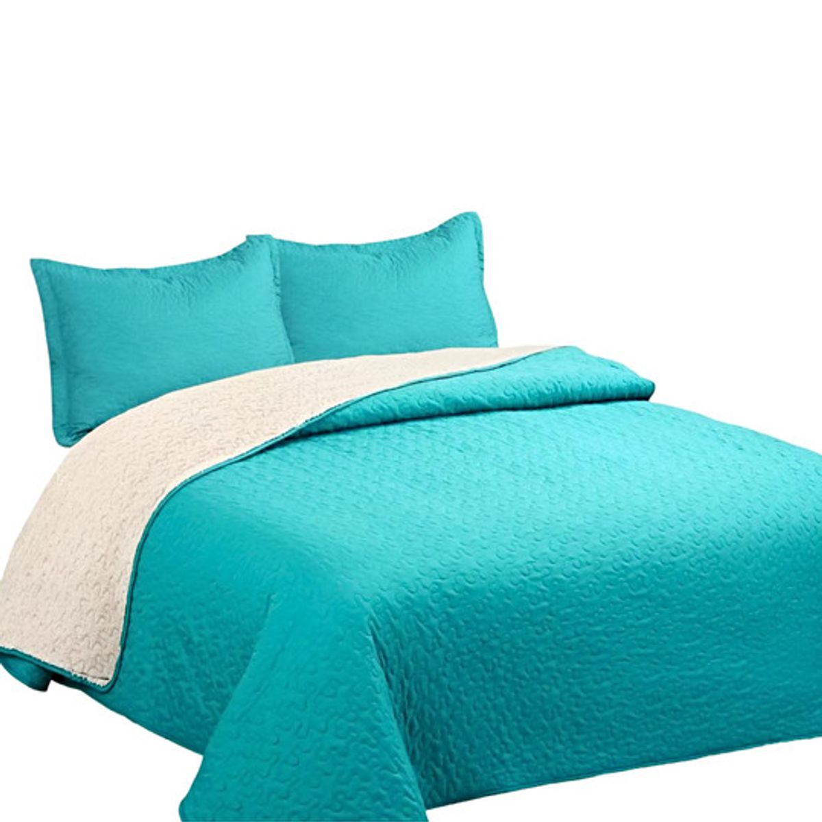 GENERICO - COBERTOR COLCHA QUILT SHERPA OTOÑO INVIERNO PLAZA Y MEDIA
