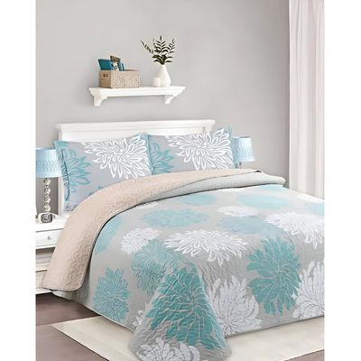 Imagen 2 del producto COBERTOR COLCHA QUILT SHERPA KING MEDIDA 230X250 cm