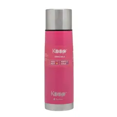 KEEP - Termo Bala 0.5L Rubber ROSADO