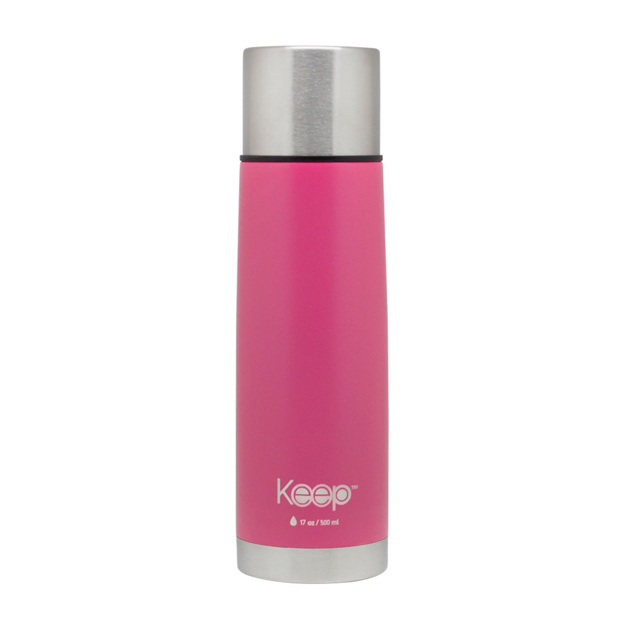 KEEP - Termo Bala 05L Rubber keep ROSADO