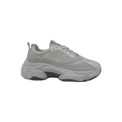 HERIEL - Zapatilla Blanca Plataforma Mujer.