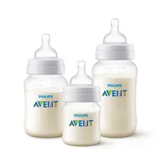 AVENT - Set mamadera anti-colic 125 ML+260ML+330 ML libre de BPA