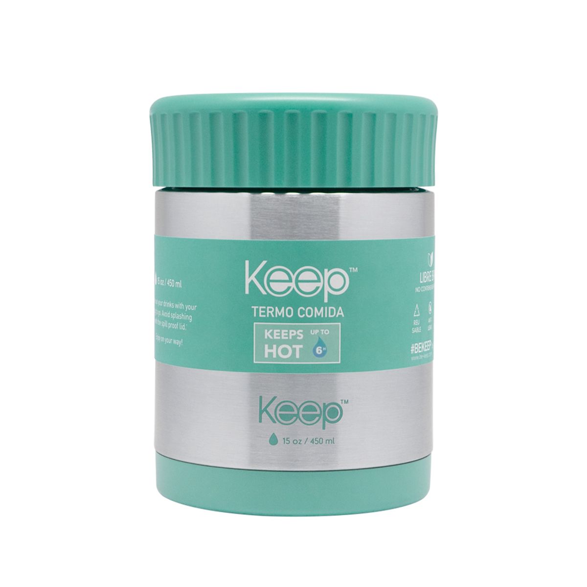 KEEP - Termo Comida Colores 0.45L CELESTE