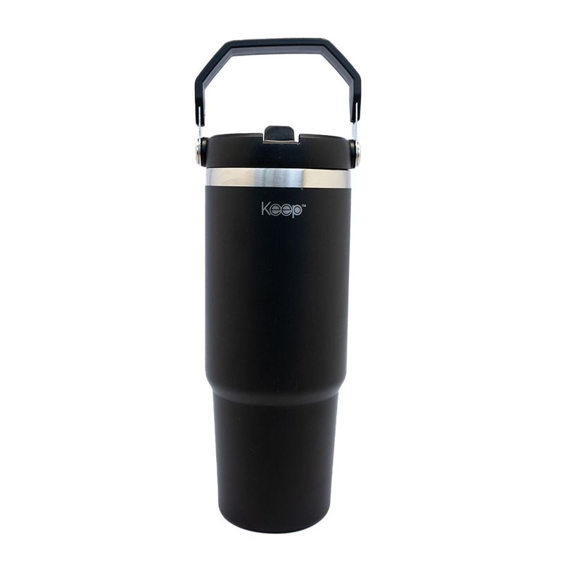 KEEP - BOTELLA INSULADA CON MANGO 85O ML KEEP - NEGRO