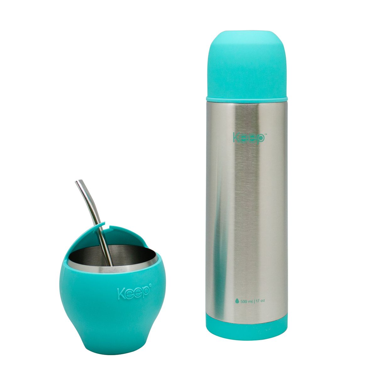 KEEP - Set Mate + Termo Bala keep - Celeste