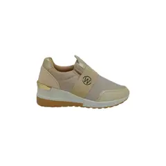 HERIEL - Zapatilla Beige Plataforma Mujer