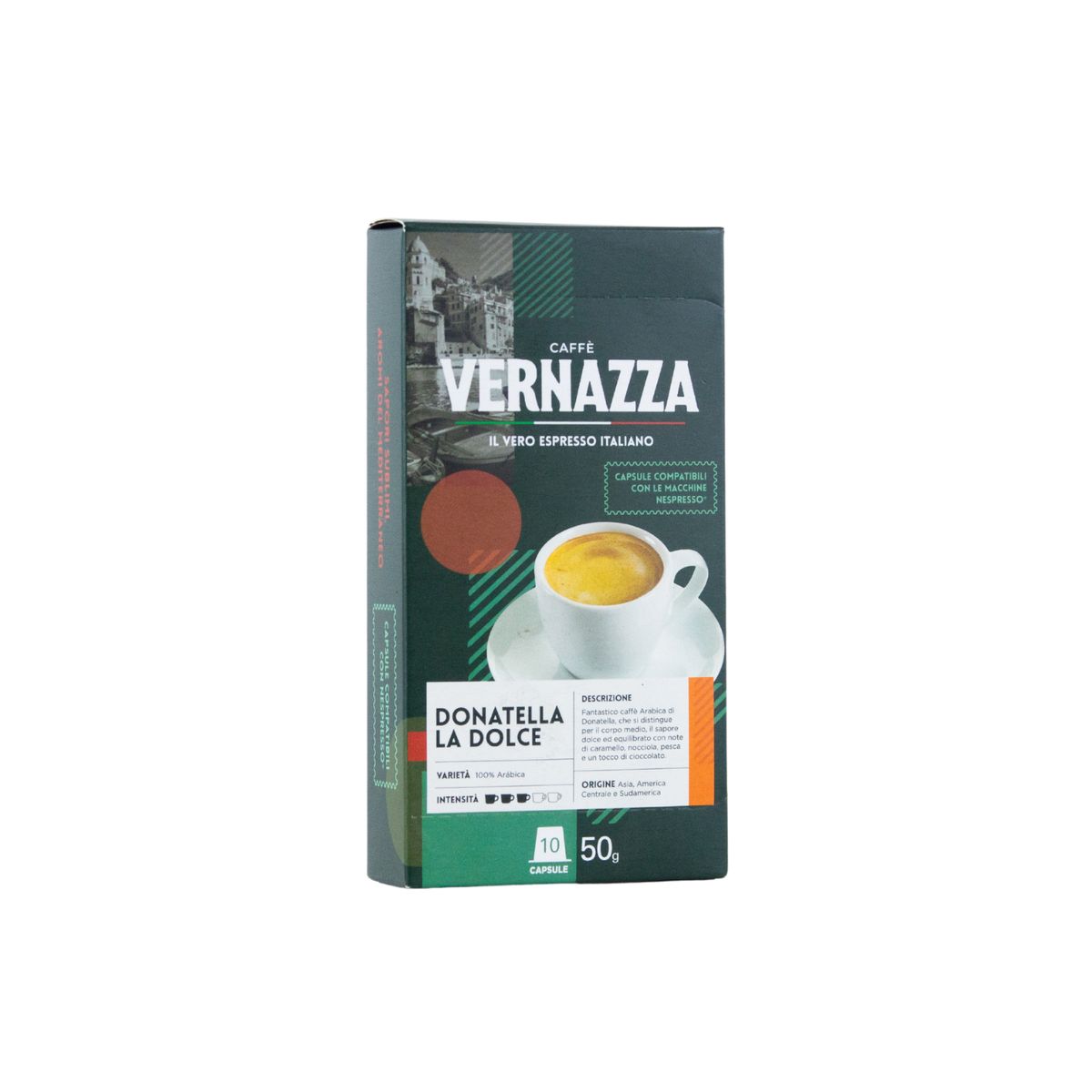 CAFFE VERNAZZA - Mix Caffè Vernazza 90 cápsulas Nespresso compatibles