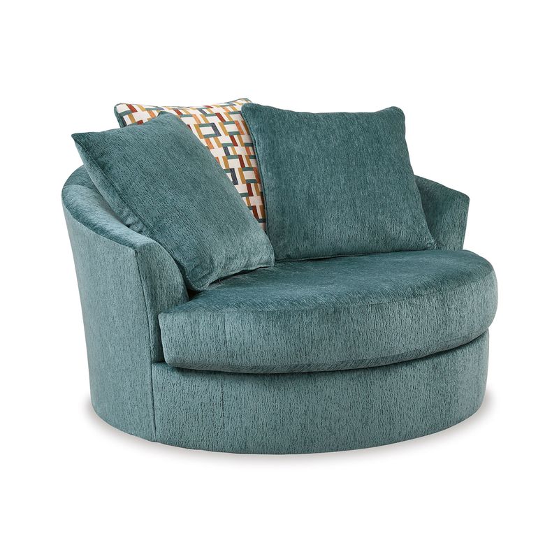 ASHLEY - Sofá 1 cuerpo giratorio Laylabrook teal