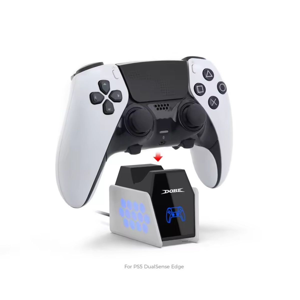 DOBE - Base De Carga Para Controlador Ps5 Con Soporte Usb Ligero Dobe