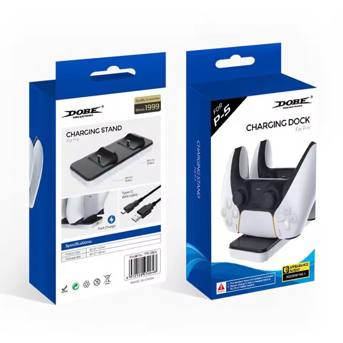 DOBE - Dobe-Base de carga para mando de PS5 Controlador
