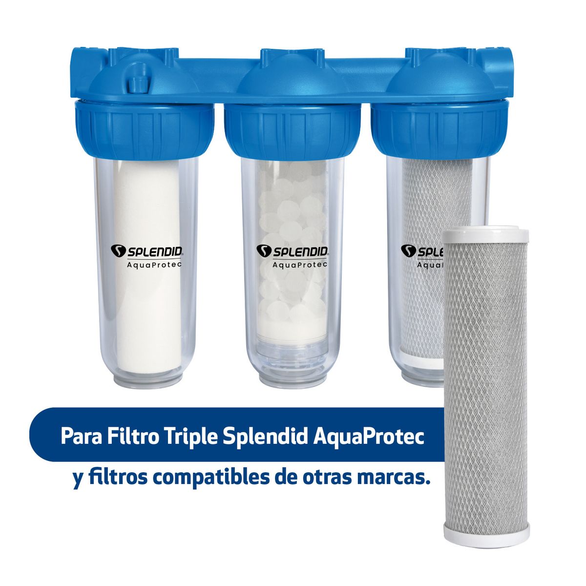 SPLENDID - Filtro de Cloro de Carbón Activado Splendid