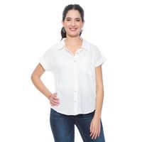 BLUSA MANGA CORTA SOLIDA
