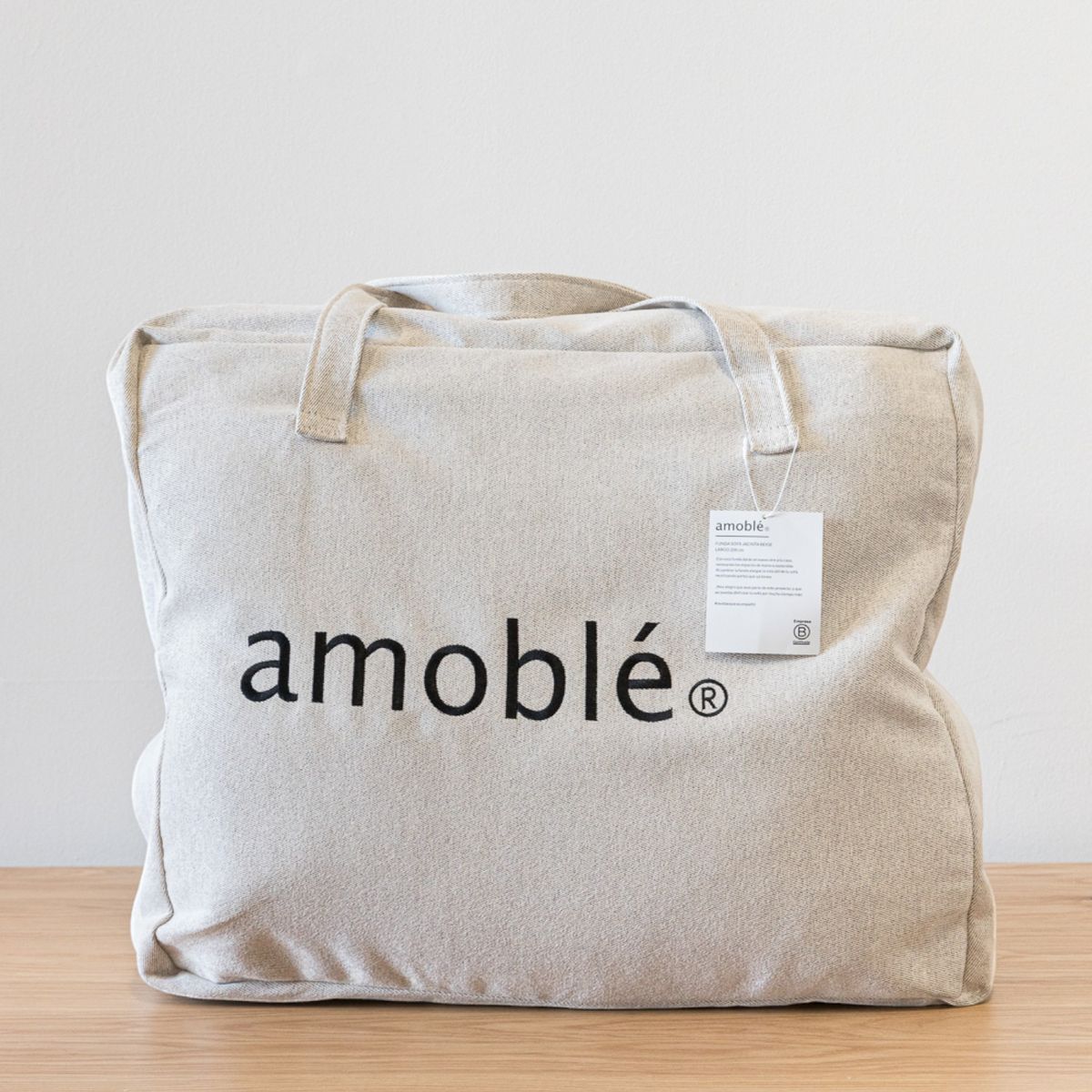 AMOBLE - Funda Sofá Sven Seccional Izquierdo Beige Amoblé