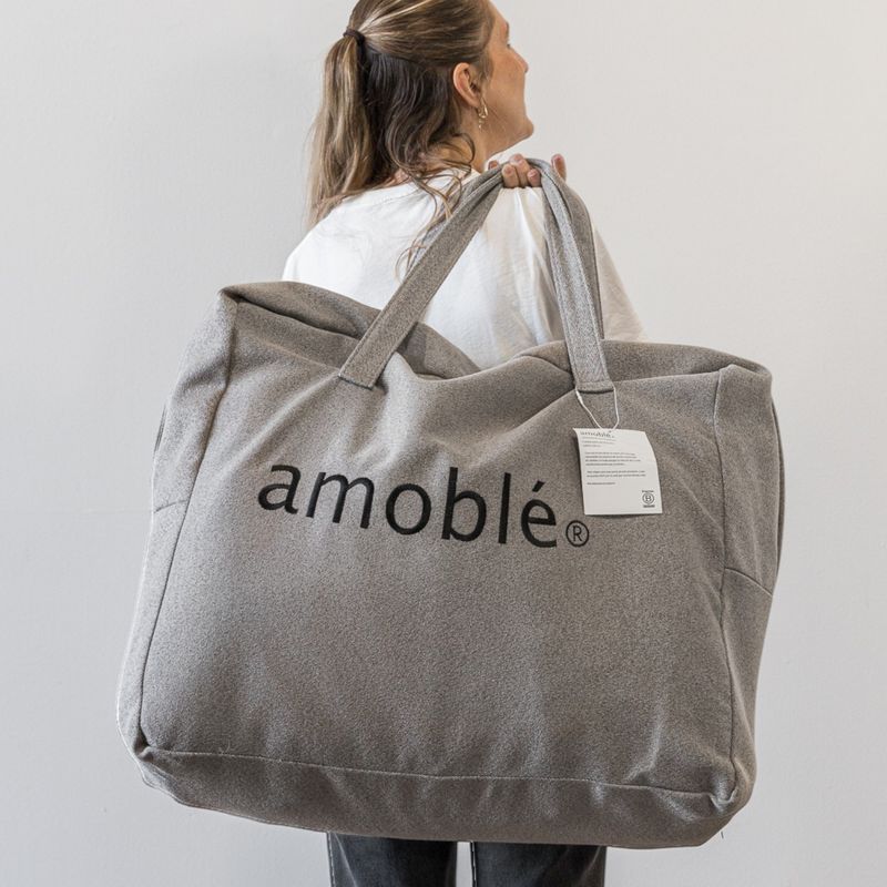AMOBLE - Funda Sofá Sven Seccional Izquierdo Gris Amoblé.