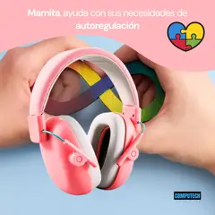 COMPUTECH - Orejeras Antiruido Auriculares Protectores Para Niños Y Jóvenes Tea Tdah