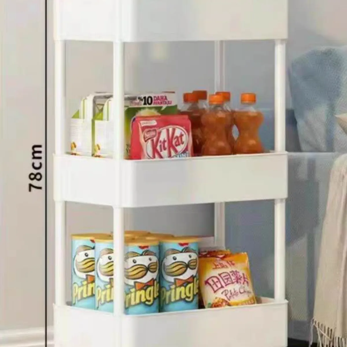 GENERICO - Carrito Carro Organizador Ruedas Multiuso Chef Choice 3 Niveles