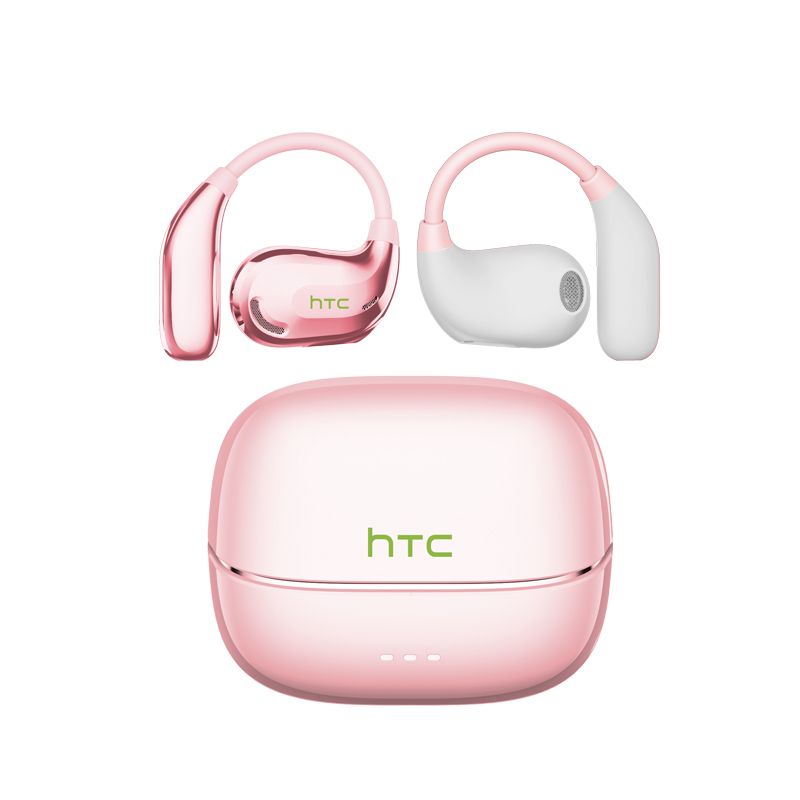 HTC - Auriculares Bluetooth inalámbricos Comercio deportivo HTC NE18 Rosa