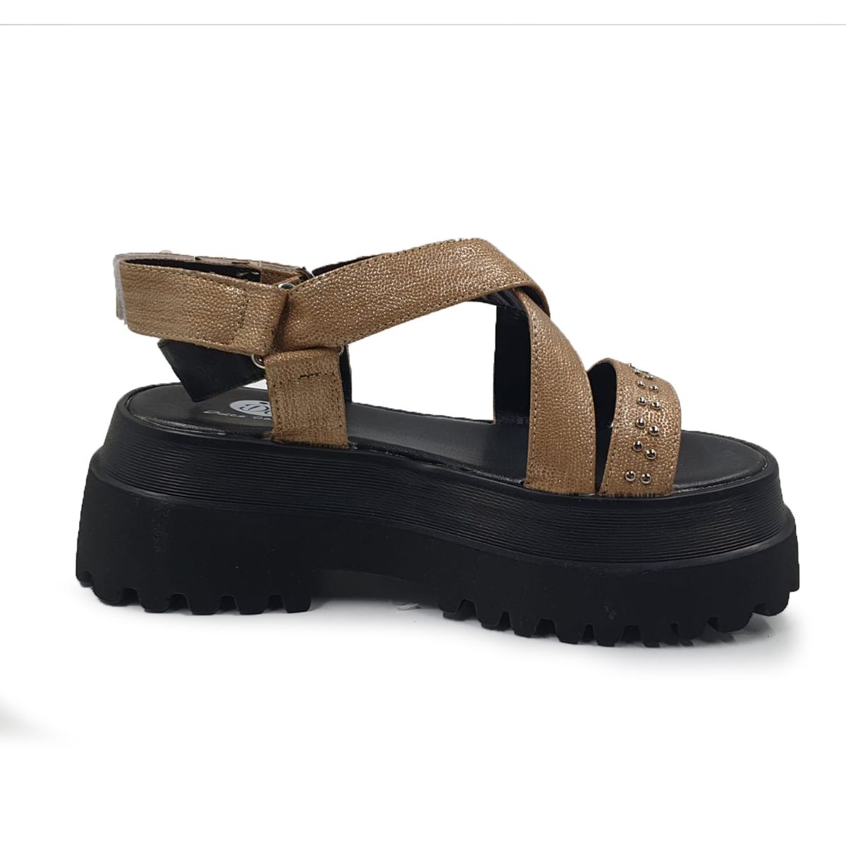 HERIEL - Sandalia Plataforma Tachas Colores